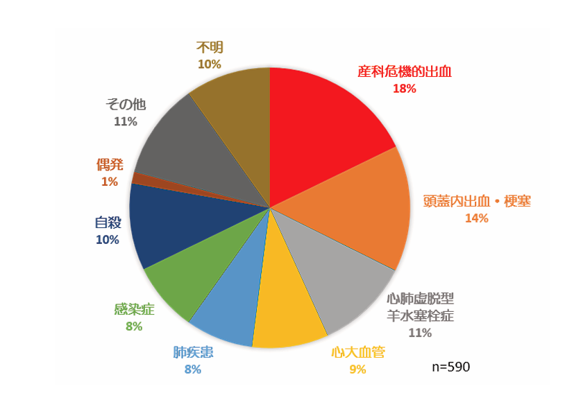 日本の出産で死亡する原因