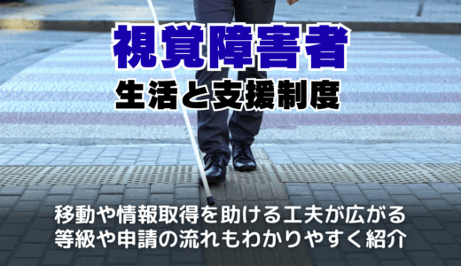 視覚障害とは？生活と支援制度・等級や誘導用ブロックも解説