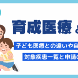 育成医療とは？子ども医療との違いや自己負担額・対象疾患一覧と申請の流れ