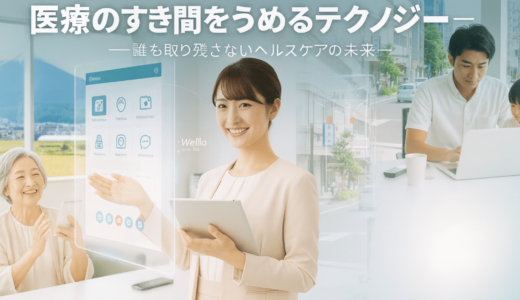 “医療のすき間をうめるテクノロジー”――Wellio Care Labが描く、誰も取り残さないヘルスケアの未来